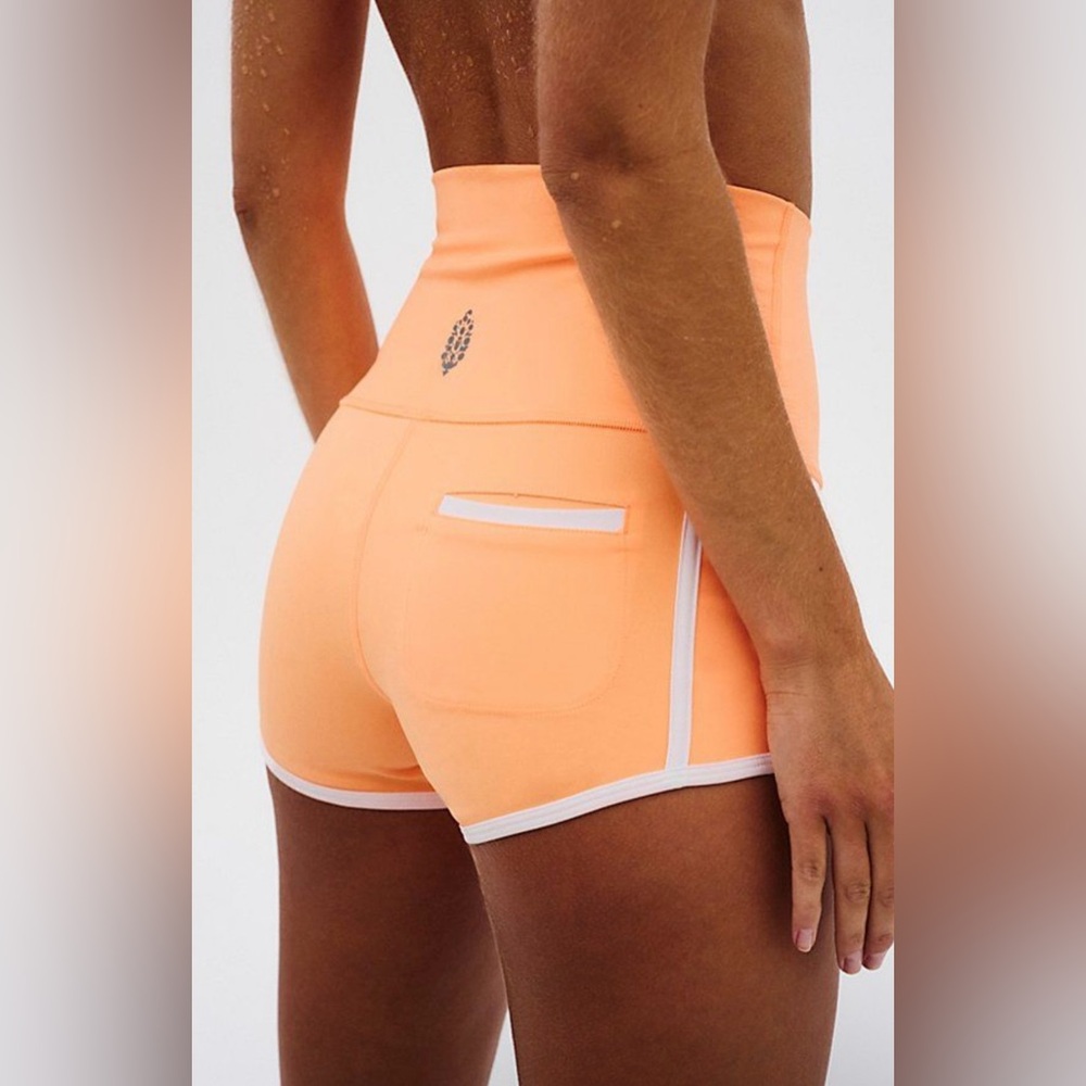 Free People FP Movement Island Time Shorts Orange XS